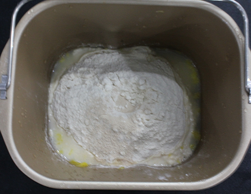 Steps for Making Three-color Bread