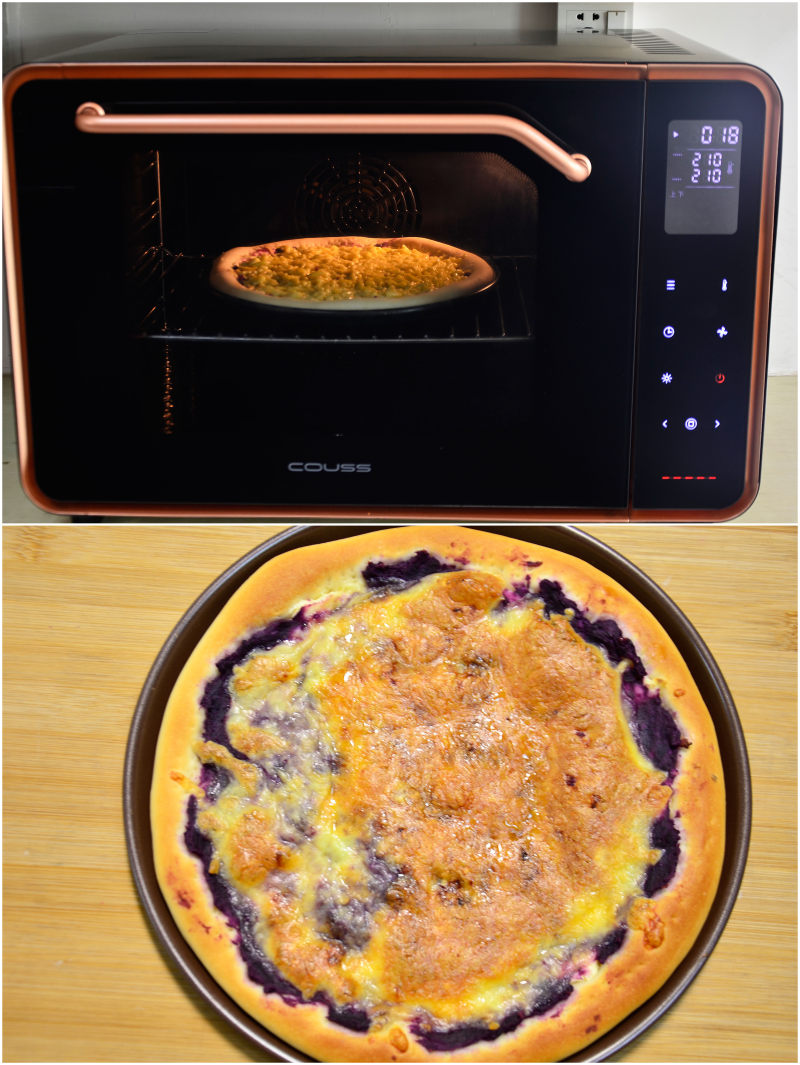 Steps to Make Purple Sweet Potato Cheese Pizza