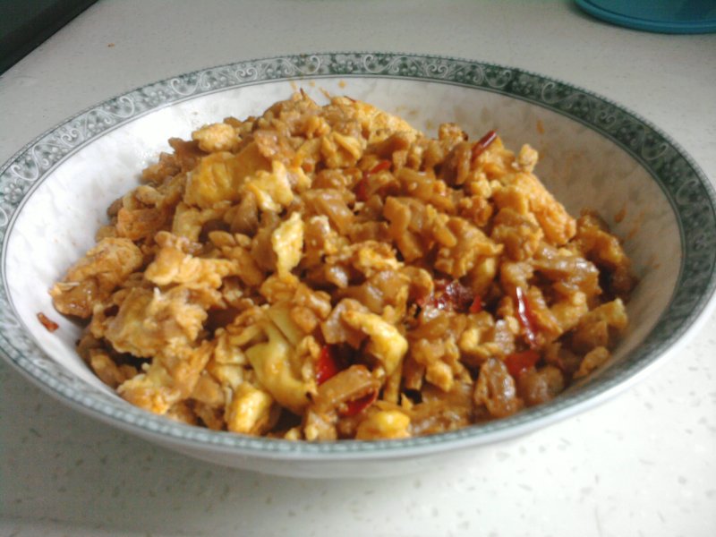 Dried Radish Stir-Fried with Eggs