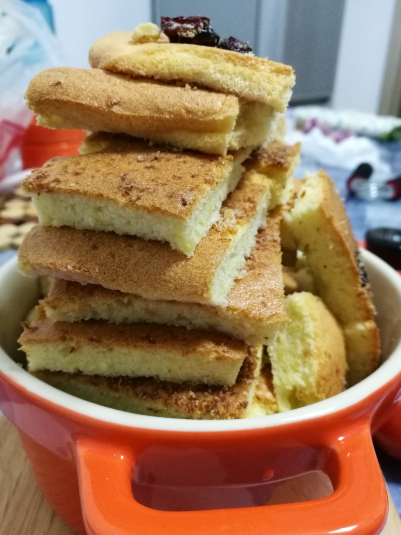 Lazy Chiffon Cake Cubes