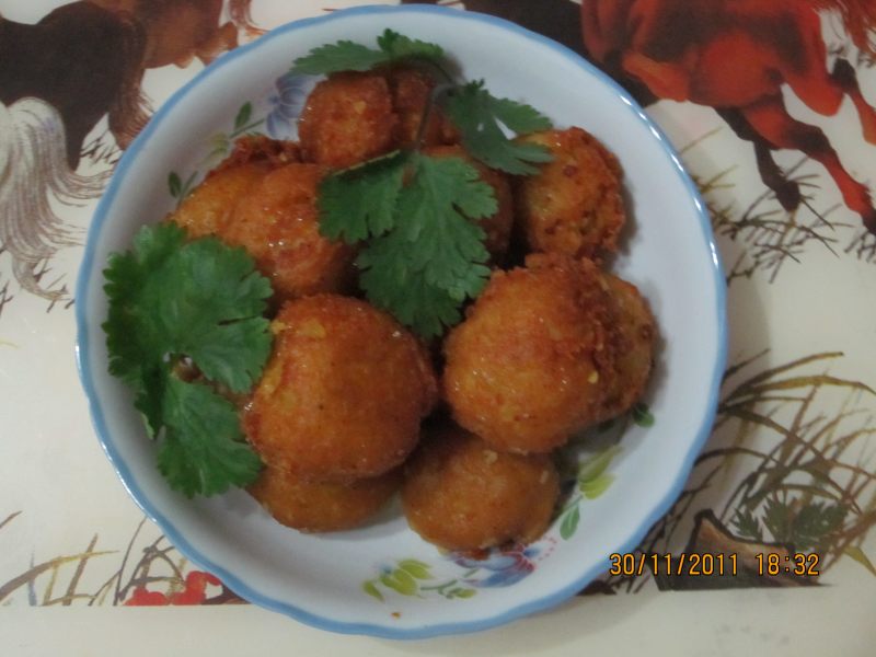 Steps for Cooking Potato Balls