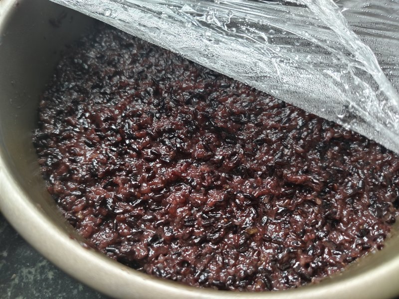 Steps for Making Purple Rice Cake