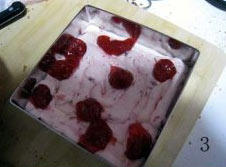 Cherry Mousse Making Steps