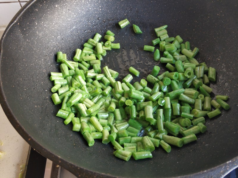 Mei Cai Rou Mo Wu Jin Dou Cooking Steps