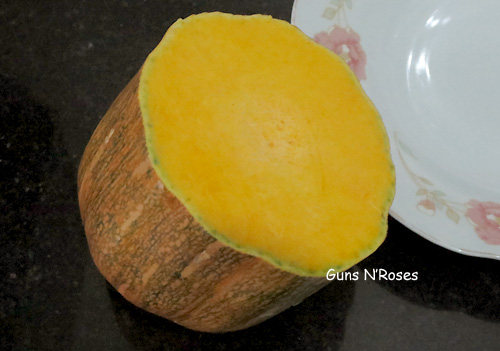 Steps to Cook Pumpkin with Fermented Rice