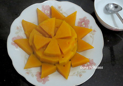 Steps to Cook Pumpkin with Fermented Rice