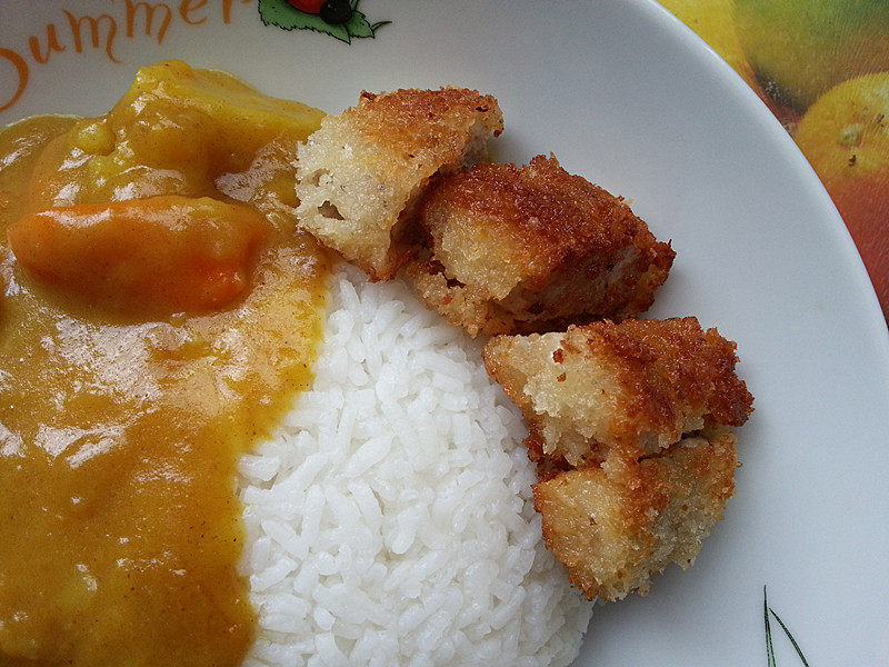 Homemade Pork Cutlet Curry Rice