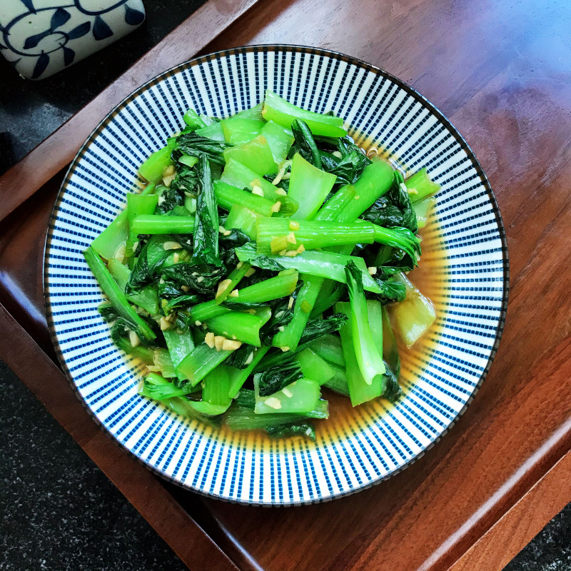 Garlic Stir-Fried Vegetables Preparation Steps