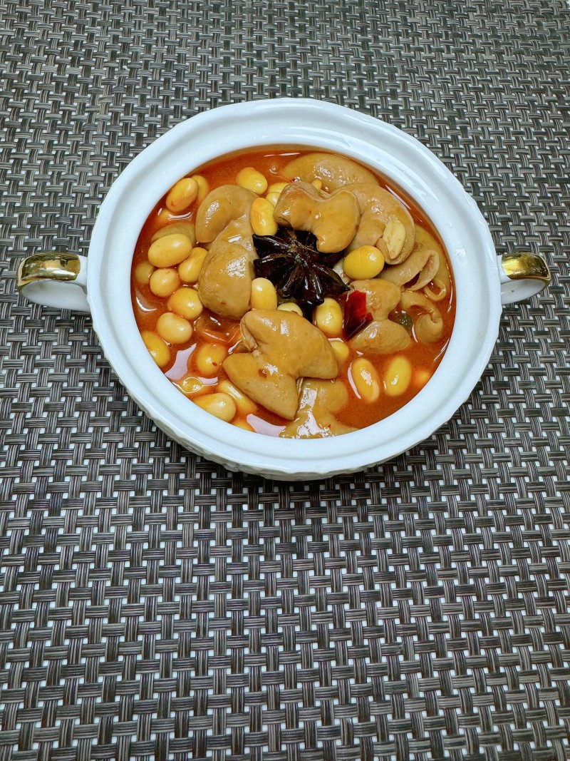 Braised Pork Intestines with Soybeans