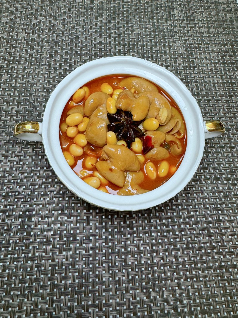 Braised Pork Intestines with Soybeans