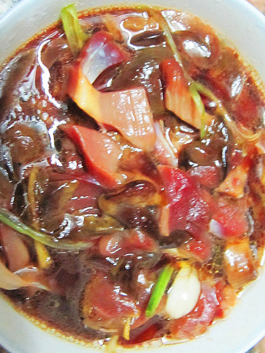 Quick Late-Night Snack—Mushroom and Chicken Gizzard Congee Cooking Steps