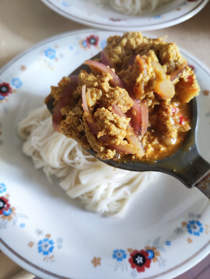 Shrimp Noodle Cooking Steps