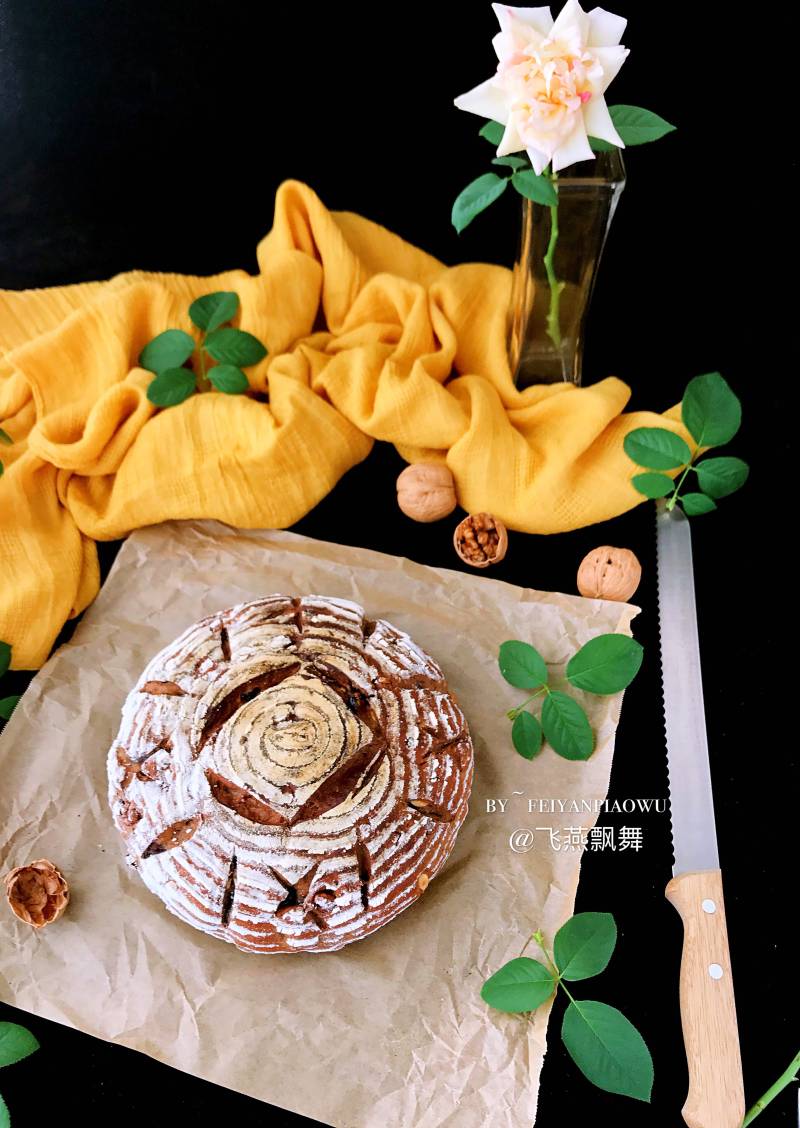 Butterfly Pea Flower Starry European Bread