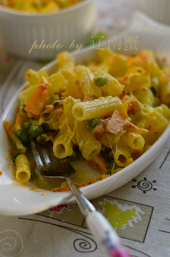 Salmon Cheese Pasta