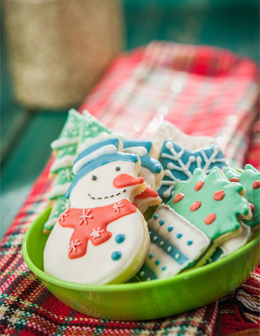 Christmas Tree Cookies (No Mold Needed)