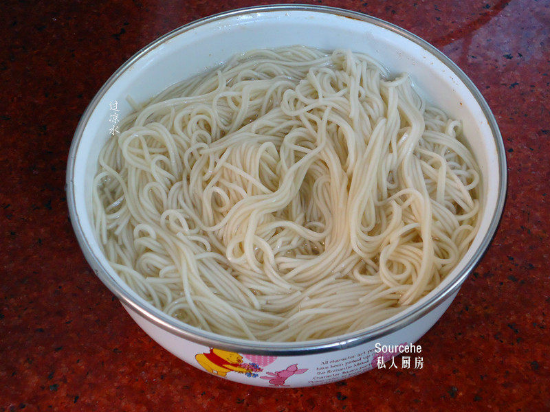 Steps to Make Dragon Whisker Noodles