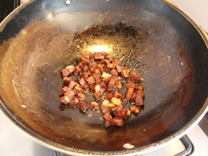 Steps for making Char Siu Egg Fried Rice