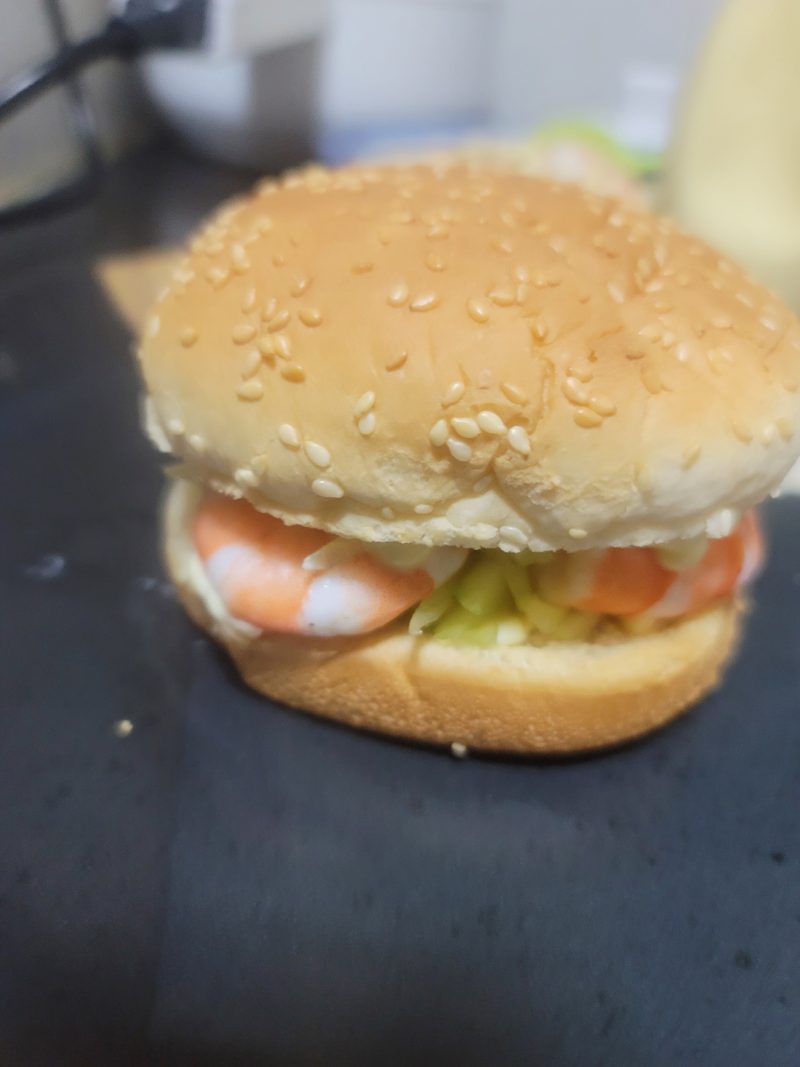 Steps for Making Shrimp Burger