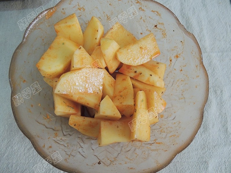 Oven Delights - Baked Potato Wedges Step by Step