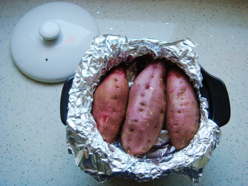 Steps for making Heile Sandpot Roasted Sweet Potatoes