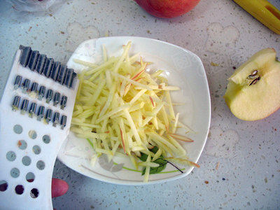 Cute and Simple Breakfast Recipe: Bread Cheese Apple Pie Step-by-Step