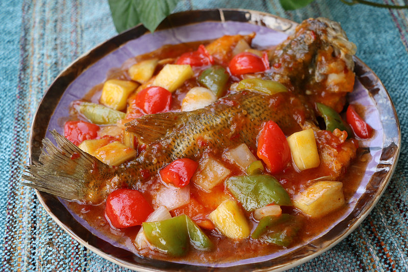 Thai-style Braised Sea Bass