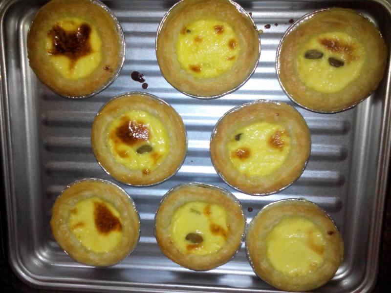 Steps for Making Super Easy Egg Tarts