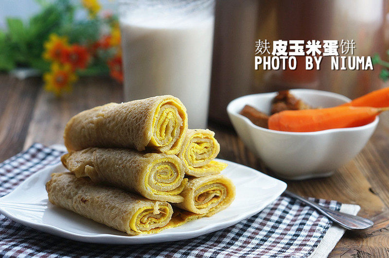 Corn and Bran Egg Rolls