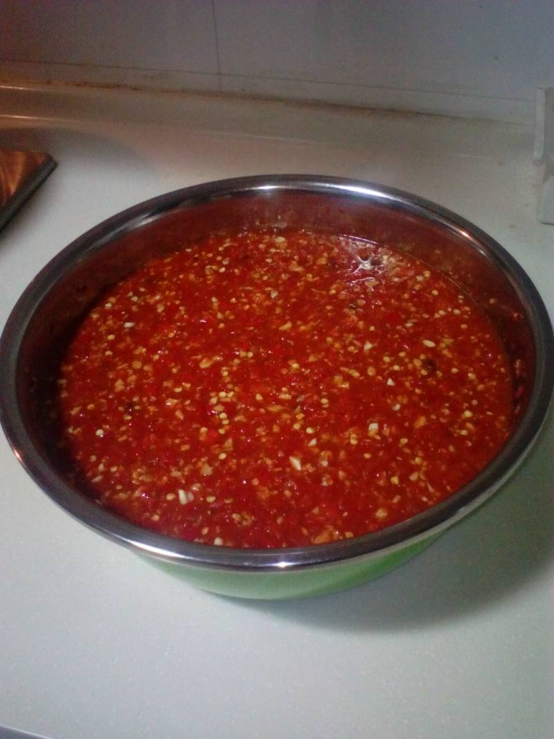 Steps for Making Hot Pepper Sauce