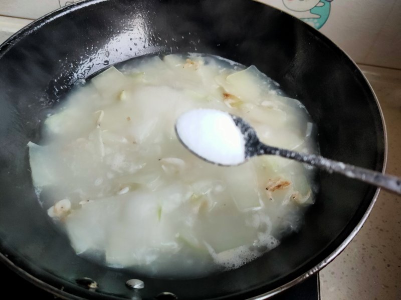 Steps for making Shrimp and Winter Melon Soup