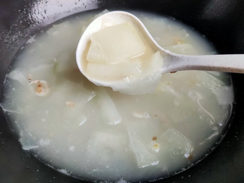 Steps for making Shrimp and Winter Melon Soup