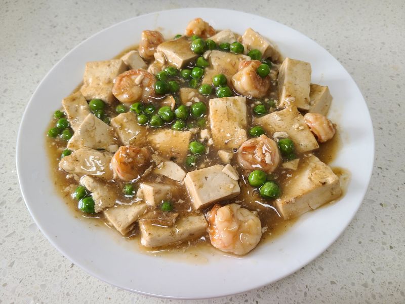 Steps to cook Shrimp and Tofu