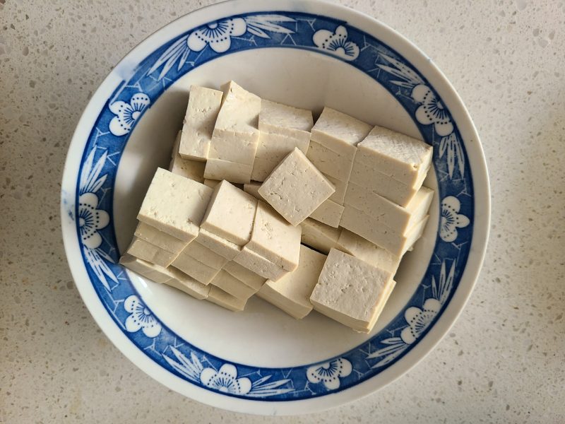 Steps to cook Shrimp and Tofu