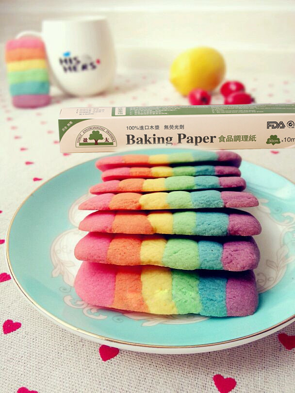 Yingtai Gourmet Club Healing Rainbow Cookies Making Steps