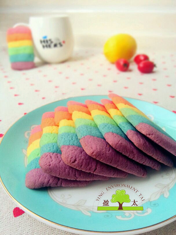 Yingtai Gourmet Club Healing Rainbow Cookies Making Steps