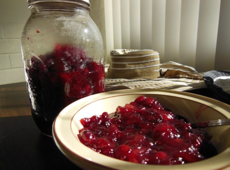 Cranberry Jam Making Steps