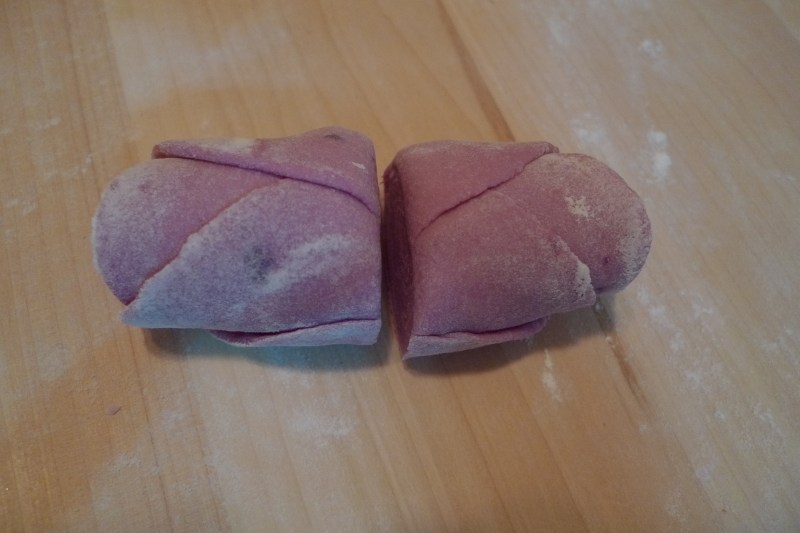 Steps to Make Purple Sweet Potato Rose