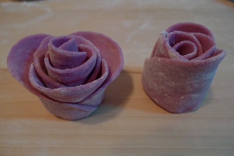 Steps to Make Purple Sweet Potato Rose