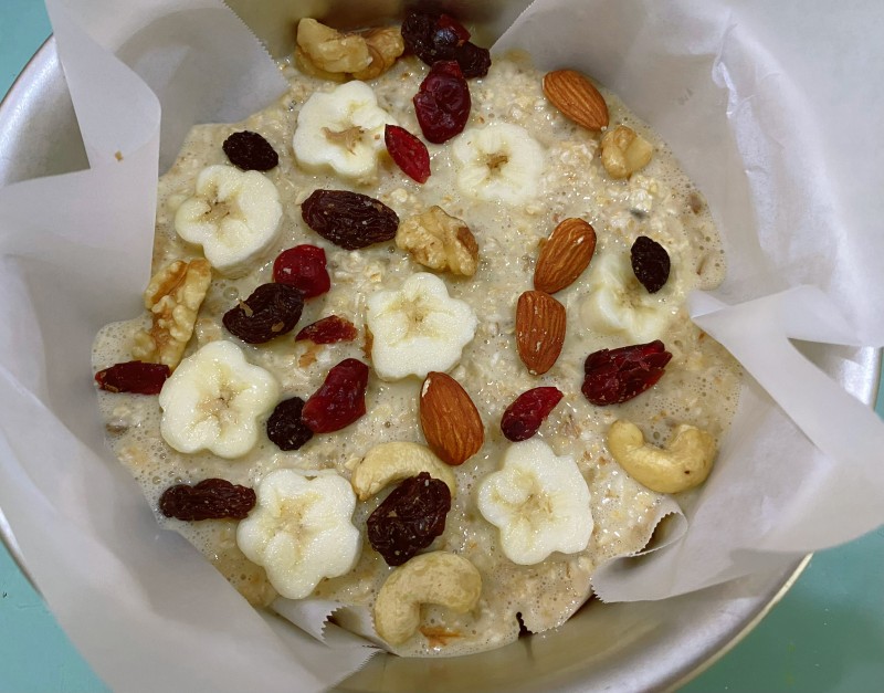 Steps for making Oatmeal Baked Banana