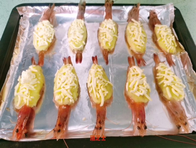 Steps for Cheese Baked Shrimp