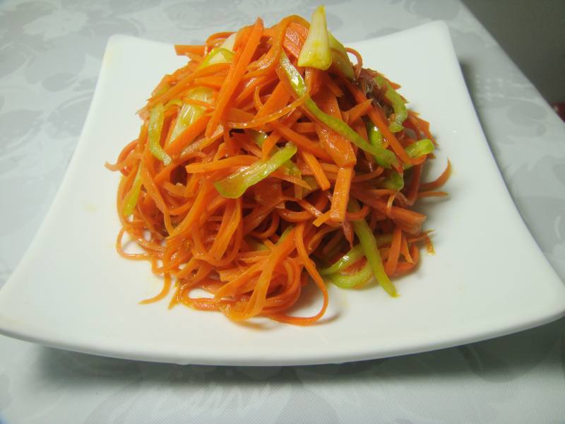 Quick and Easy Stir-Fry Recipe - Stir-Fried Carrot Strips