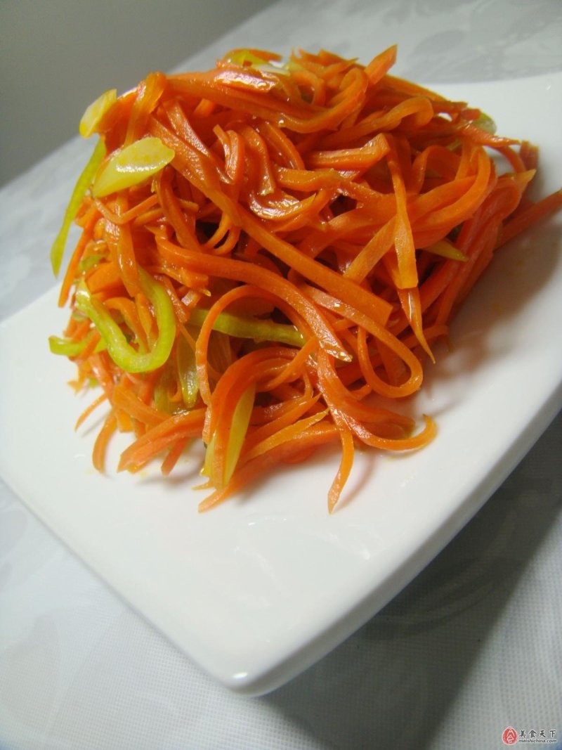 Quick and Easy Stir-Fry Recipe - Stir-Fried Carrot Strips