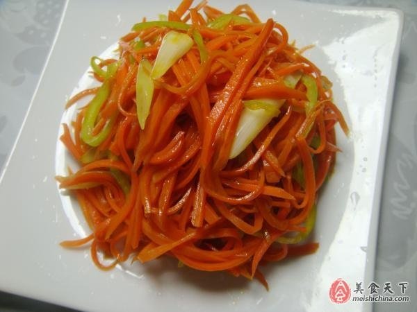 Quick and Easy Stir-Fry Recipe - Stir-Fried Carrot Strips